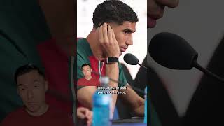 Spanish blocked at a World Cup press conference?