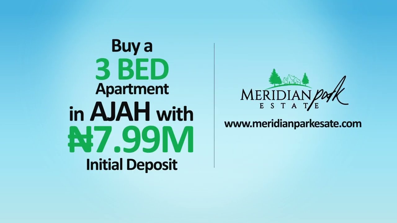 3 BED APARTMENT IN AJAH AT N7.99 M INITIAL DEPOSIT