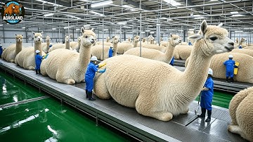 How Millions of Alpacas Are Raised & Processed for Wool — Inside Modern Alpaca Wool Farming