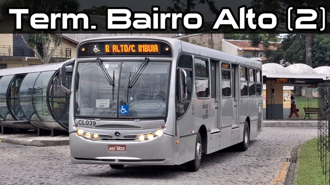 Bairro Alto (2) - Terminal de ônibus urbano em movimentação - URBS #bus #Curitiba
