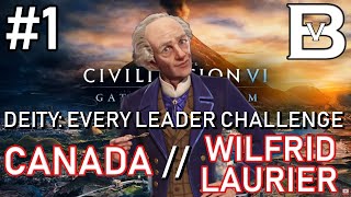 Deity - Canada / Wilfrid Laurier Part 1 - Every Leader Challenge: Civilization 6: Gathering Storm