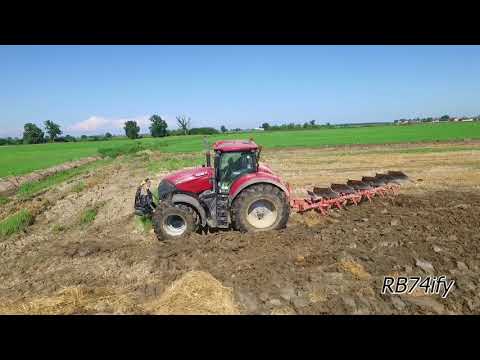 PLOUGHING & POWER HARROWING - CASE IH Optum 300 & Puma 240 + KUHN Vari-Master 152 6F & ALPEGO DK600