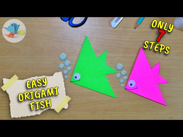 Easy Origami Fish for Kids - Your Therapy Source