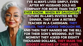 My daughter's future mother-in-law asked me to fund her son's wedding - so I... | family drama story