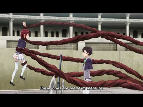 Seika versus Kyle and Mabel respectively(Saikyou Onmyouji no Isekai Tenseiki ep7)