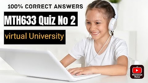 MTH633 Quiz2 solution 100% correct answers virtual University of Pakistan| Vu mth633| Group Theory|