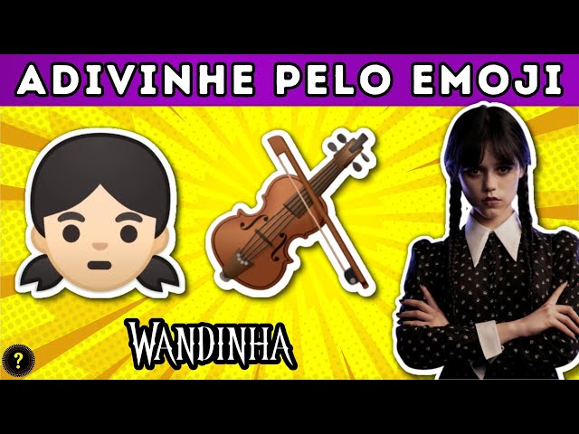 Adivinhe o personagem de Wandinha pelos emojis #wednesday #wandinhanet