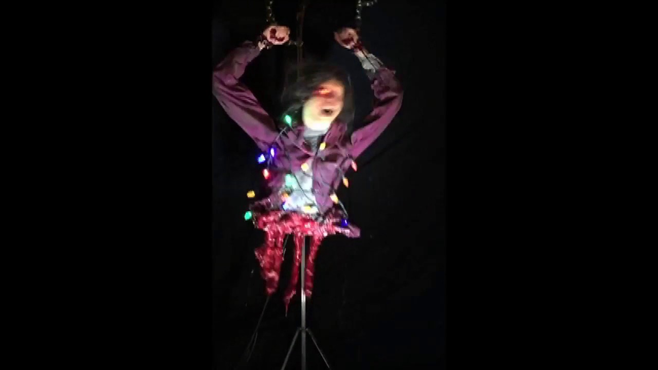 This is what happens to people who put their Christmas decorations up before Halloween!