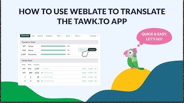 How to use Weblate to translate the tawk.to app