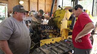 He was brought to tears after this John Deere engine was rebuilt!