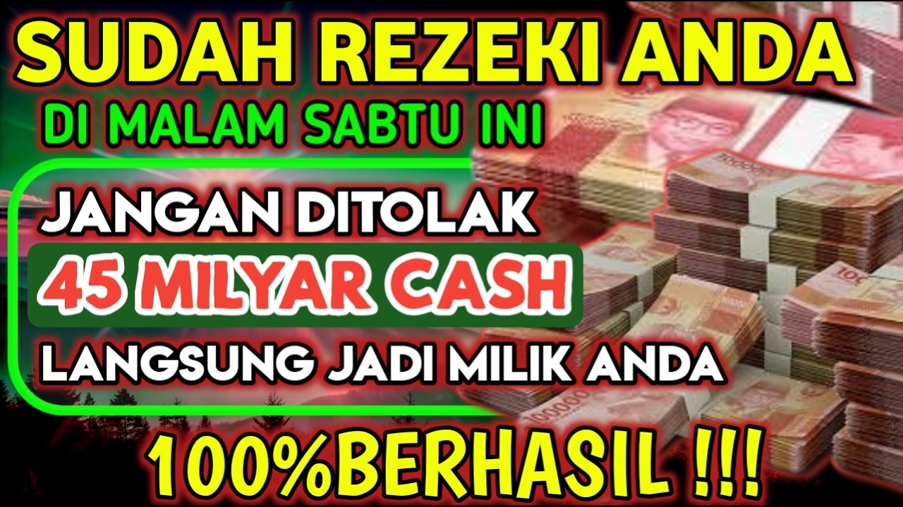 ALHAMDULILLAHBARU PUTARSEBENTAR UANG BENAR2 DATANG SENDIRI KERUMAH, DOA KEKAYAAN PALING MUSTAJAB