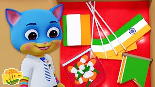 Aaj Hai 15 August, आज 15 अगसत ह, Independence Day Song For Kids And Poem