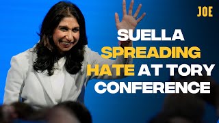 The worst bits: Suella Braverman's unhinged Tory conference speech