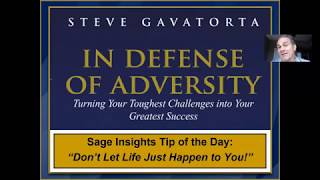 Don t Let Life Just Happen to You In Defense of Adversity Sage Insights Tip of t