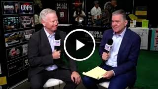 DA Brauchler with Paul Mauro from Fox Nation at Crimecon. Profile