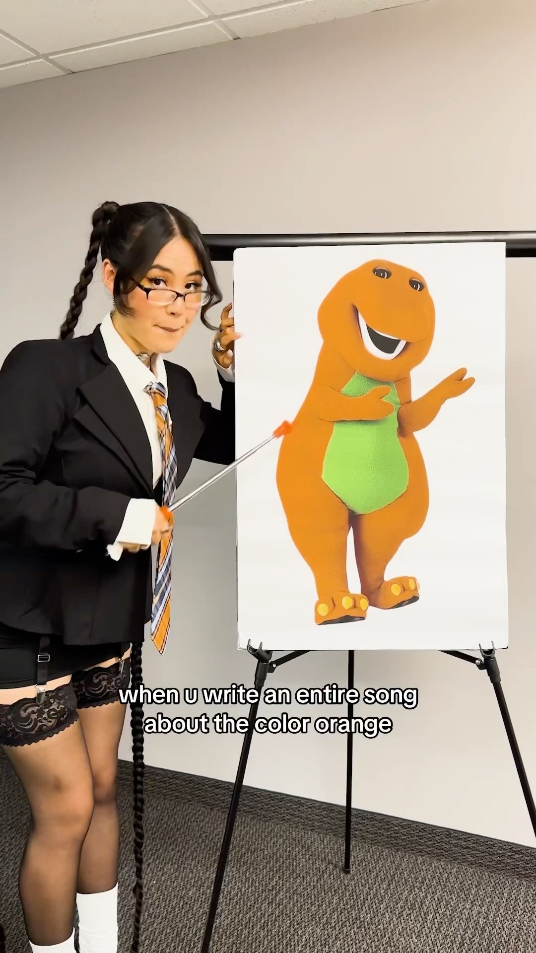 barney looking different here