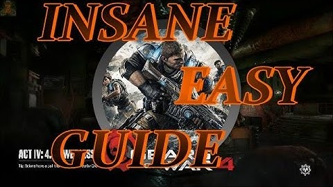 ACT IV: 4. POWERLESS KILL THE CARRIER (INSANE MODE) EASY GUIDE (gears of war 4 campaign)