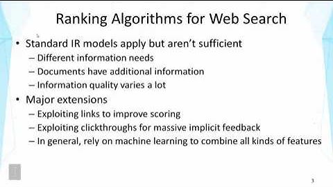 DATA MINING   2 Text Retrieval and Search Engines   Lesson 5 6 Link Analysis Part 1