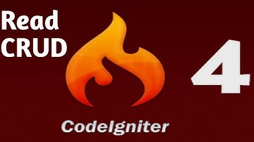 Read Record Part #21  | CRUD | Codeigniter 4 CRUD Application with Bootstrap