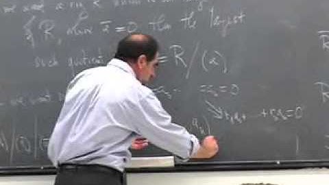 Lec 26 | Abstract Algebra