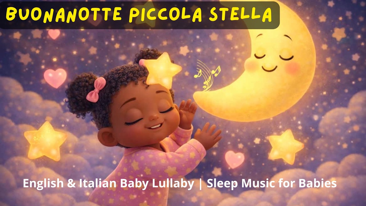 Goodnight Little Star 🌙 Ninna Nanna Bilingue | English & Italian Lullaby