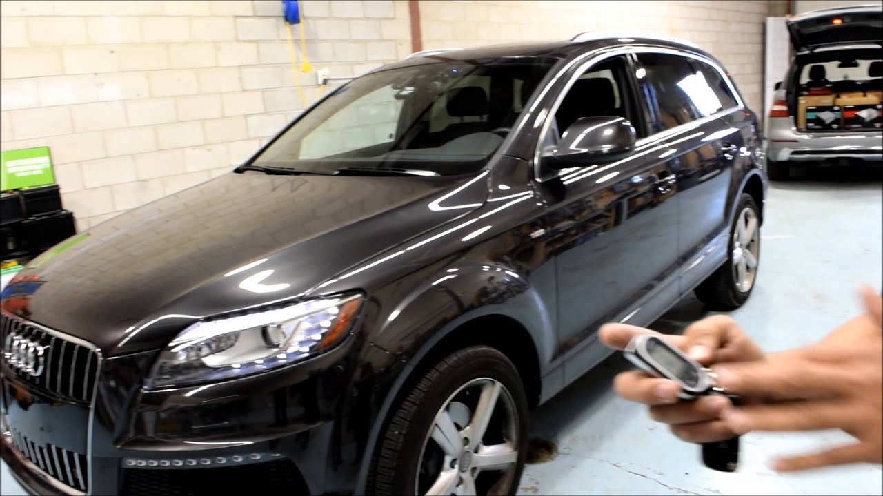 Audi Q7 2015 Remote starter installation | Viper 2way remote starter