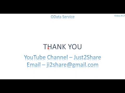 Video 17: OData