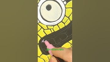Drawing MEGA MINION Jerry Zombie Style! 🤯 #art #trending #viral #fypシ゚  #minions #posca