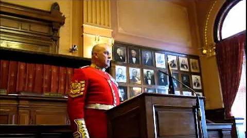 Billy speaking at the Supreme Court Indianapolis O...