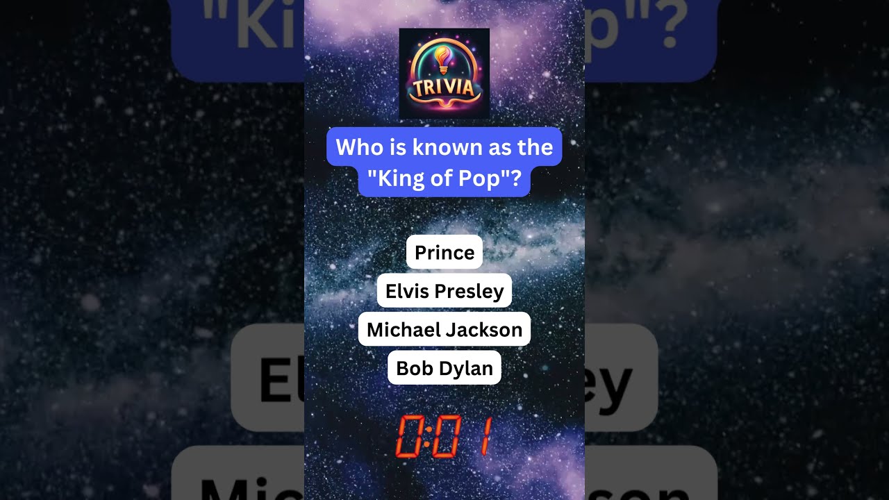 Who is known as the "King of Pop"?  