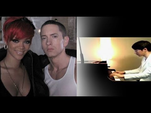 Eminem - Love The Way You Lie ft. Rihanna Official Music Video Piano Cover Acoustic with Lyrics HD
