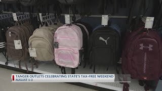 Tanger Outlets celebrating SC Tax Free Weekend