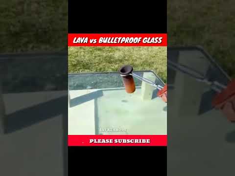 100% Real Experiment 😱 || LAVA VS BULLETPROOF GLASS @MR. INDIAN HACKER #shorts