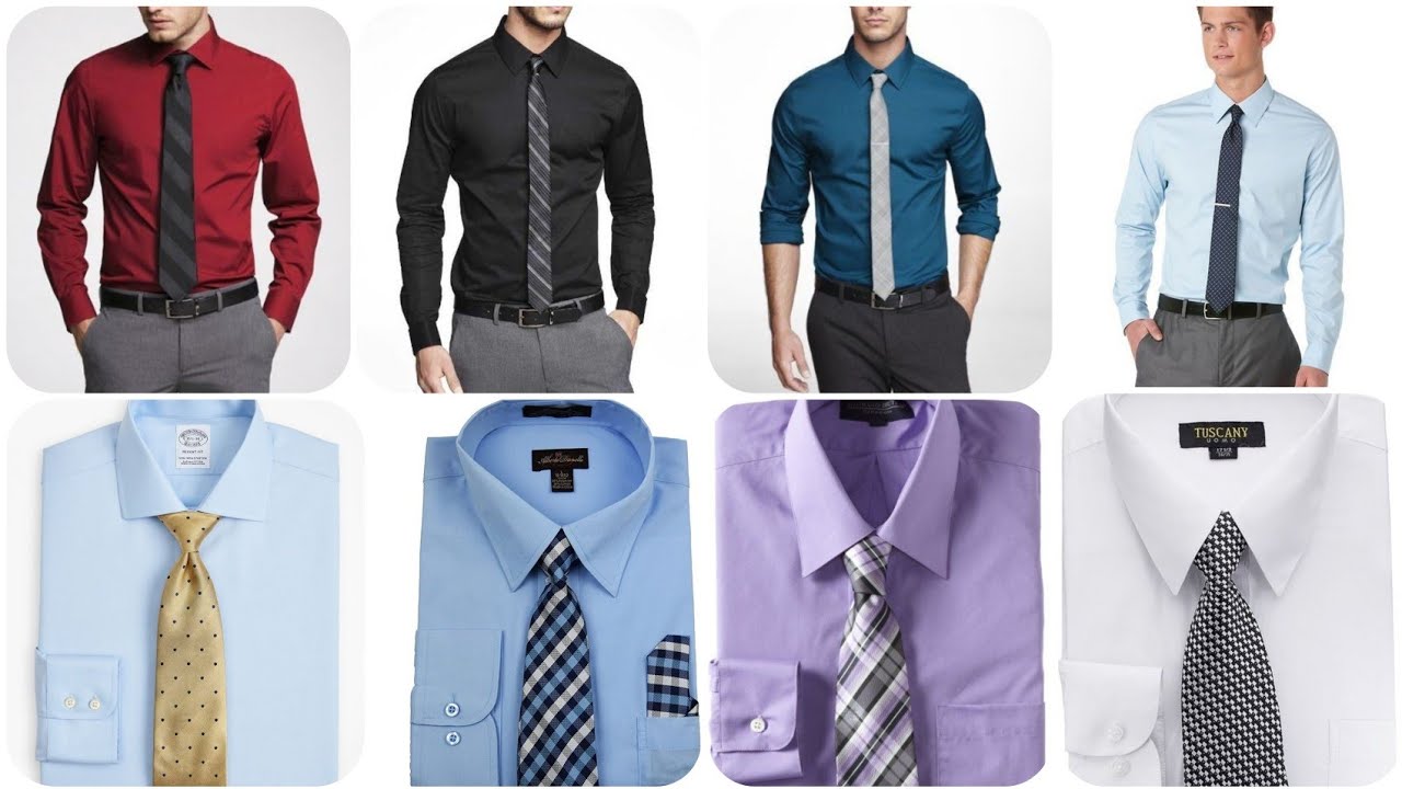 Mens shirt and tie combination ideas || Matching tie ideas || Shirt tie ...
