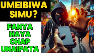Jinsi ya kutafuta au ku track  simu iliyoibiwa au kupotea, maelezo muhimu. #wizi #kuibiwa #simu