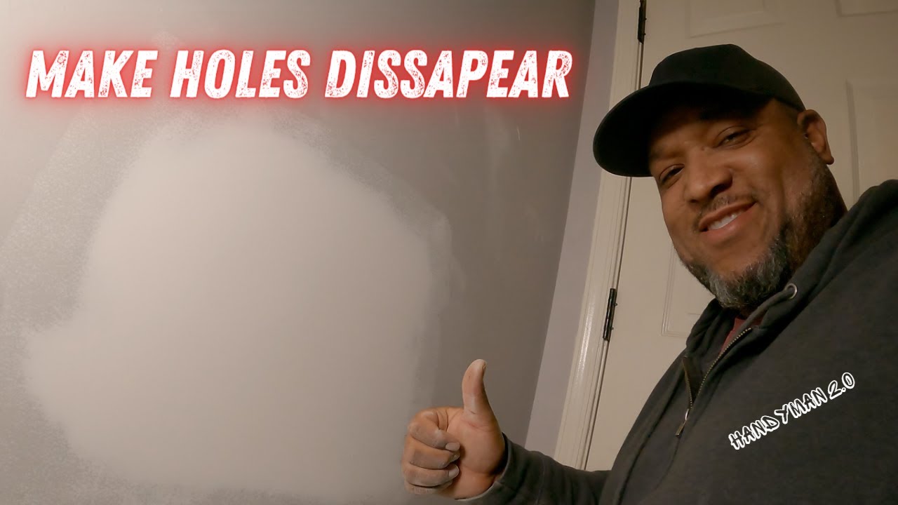 Small Hole Drywall Repair Perfection | Step By Step |Handyman Jobs