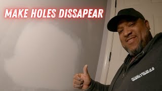 Small Hole Drywall Repair Perfection | Step By Step |Handyman Jobs