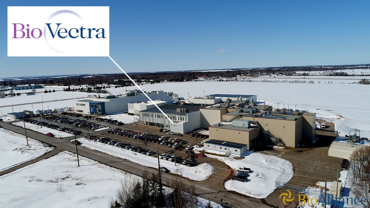 PEI BioAlliance BioVectra Plant, Charlottetown Drone Tour YouTube