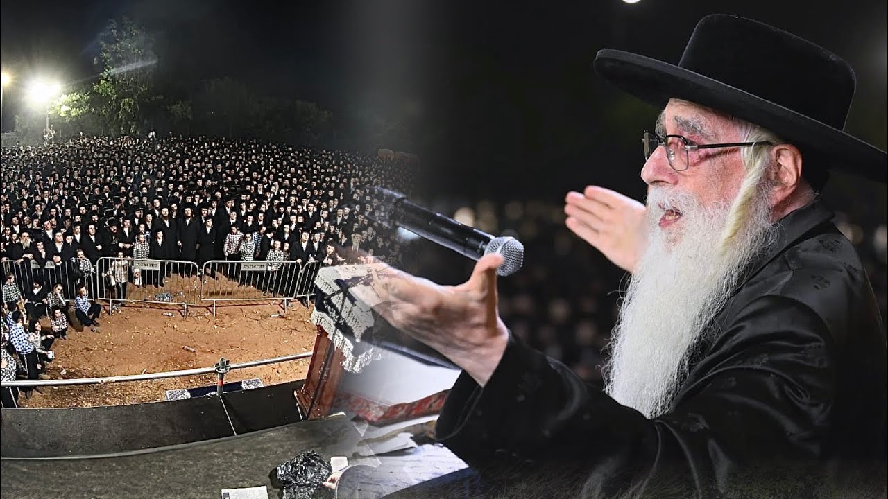 האדמו"ר מצאנז הגיע להפגין מול כלא 10: תיעוד מיוחד מהמעמד האדיר נגד רדיפת הדת בארץ הקודש