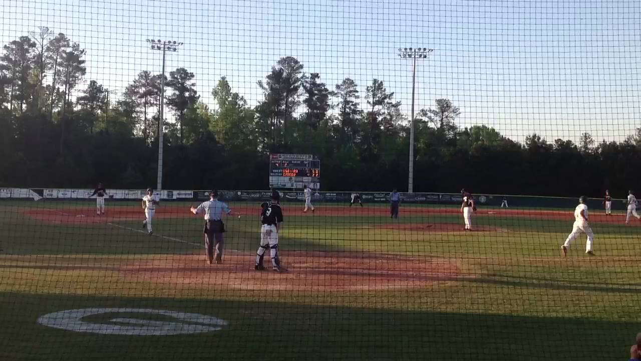 Greenbrier earns one back off hit batter w bases loaded YouTube