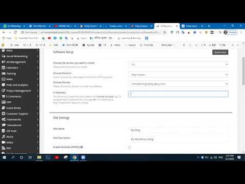 WordPress Installation Process - YouTube
