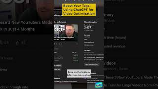 Boost Your Tags  Using ChatGPT for Video Optimization #SEO #ChatGPT