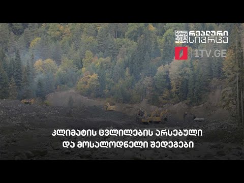 რეალური სივრცე - კლიმატის ცვლილების არსებული და მოსალოდნელი შედეგები #LIVE