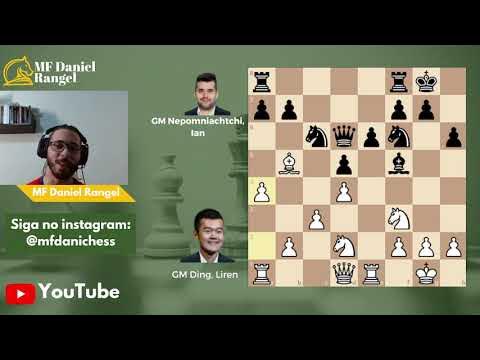 Ian Nepomniachtchi x Ding Liren - FIDE World Championship 2023 - Partida 6  