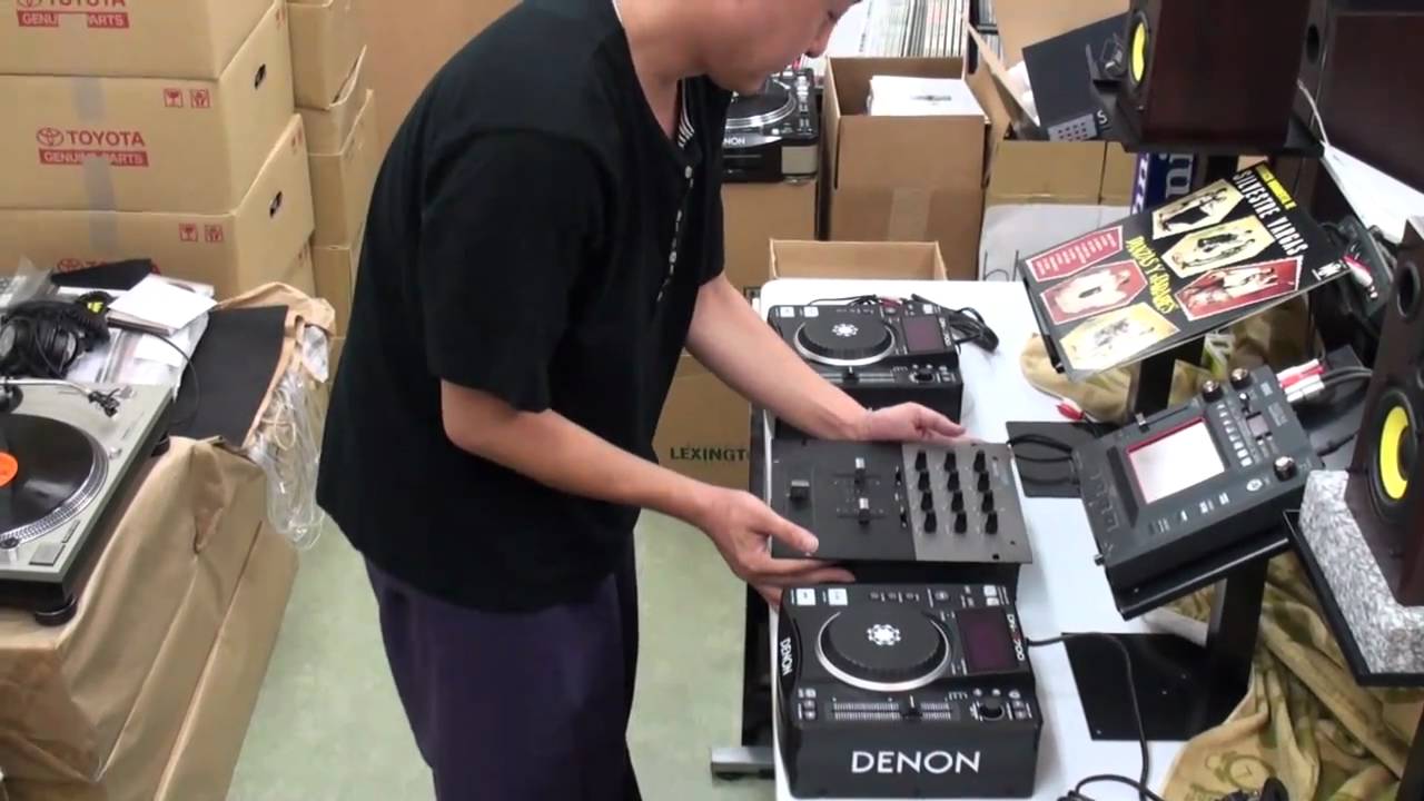 DENON CDJ DN-S700 【2/9】 ミキサー開封の巻 - YouTube