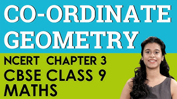 Co ordinate Geometry Mathematics Chapter 3 CBSE NCERT Class 9 IX
