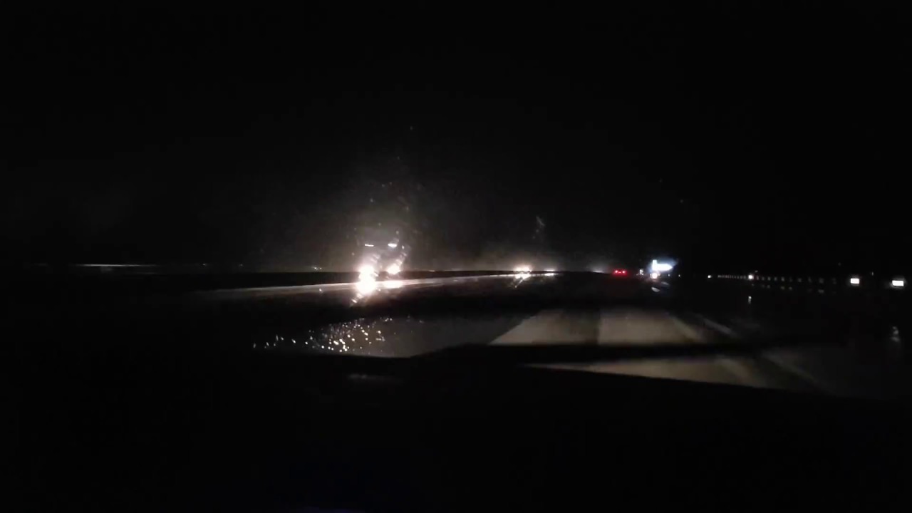 Sturmtief Axel fegt über die A27 Bremen - Bremerhaven (HD) 03.01.2017