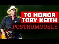 Toby Keith receive honor degree: Keith's Legacy #riptobykeith #tobykeith #countrymusic