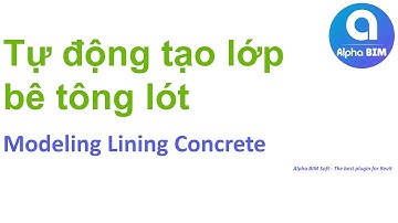 Alpha BIM | Create Lining Concrete | Tool Revit