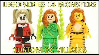 LEGO SERIES 14 MONSTERS CUSTOM DC VILLAIN MINIFIGURE IDEAS